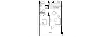 11CG floor plan at Axis, Washington, 98109