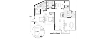 22CJ floor plan at Axis, Seattle, 98109