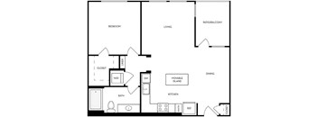 1 Bedroom 1 Bathroom