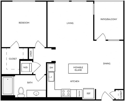 1 Bedroom 1 Bathroom