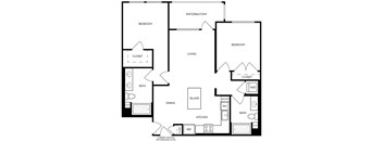 Two bedroom two bathroom