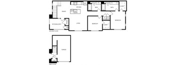 Two bedroom two bathroom