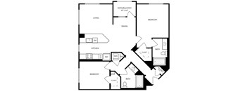 Two bedroom two bathroom