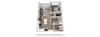 1 bedroom 1 bathroom at Velo Village Apartments, Franklin, Wisconsin