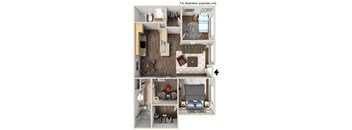 2 bedroom 2 bath  at Navajo Bluffs, San Diego