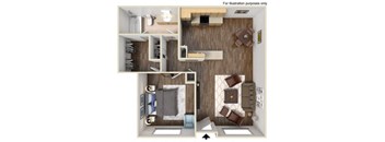 1 bed 1bath A  at Navajo Bluffs, San Diego, 92119