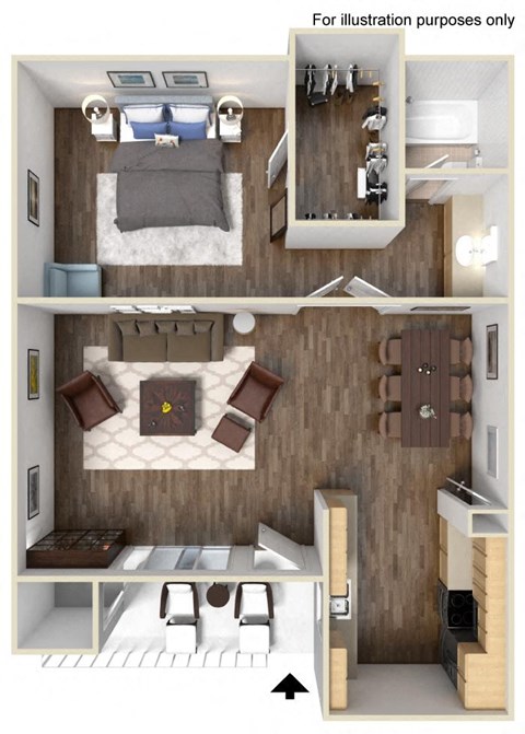 1 bed 1bath B  at Navajo Bluffs, San Diego, California