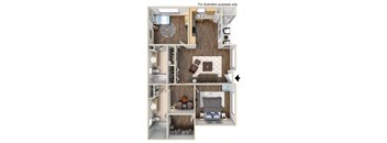 2 bedroom 2 bath A  at Navajo Bluffs, San Diego