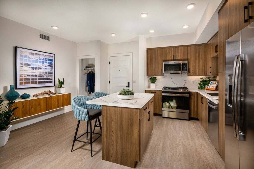 kitchen at The Lofts at Carlsbad Village, Carlsbad, 92008