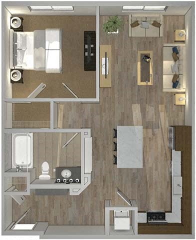 A3 Floor Plan  at The Lofts at Carlsbad Village, California
