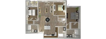 C3 Floor Plan at The Lofts at Carlsbad Village, Carlsbad