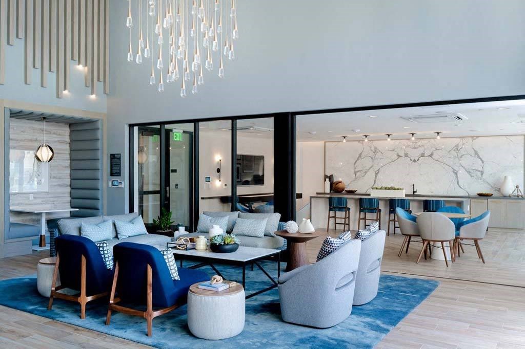 Clubhouse at The Lofts at Carlsbad Village, Carlsbad California