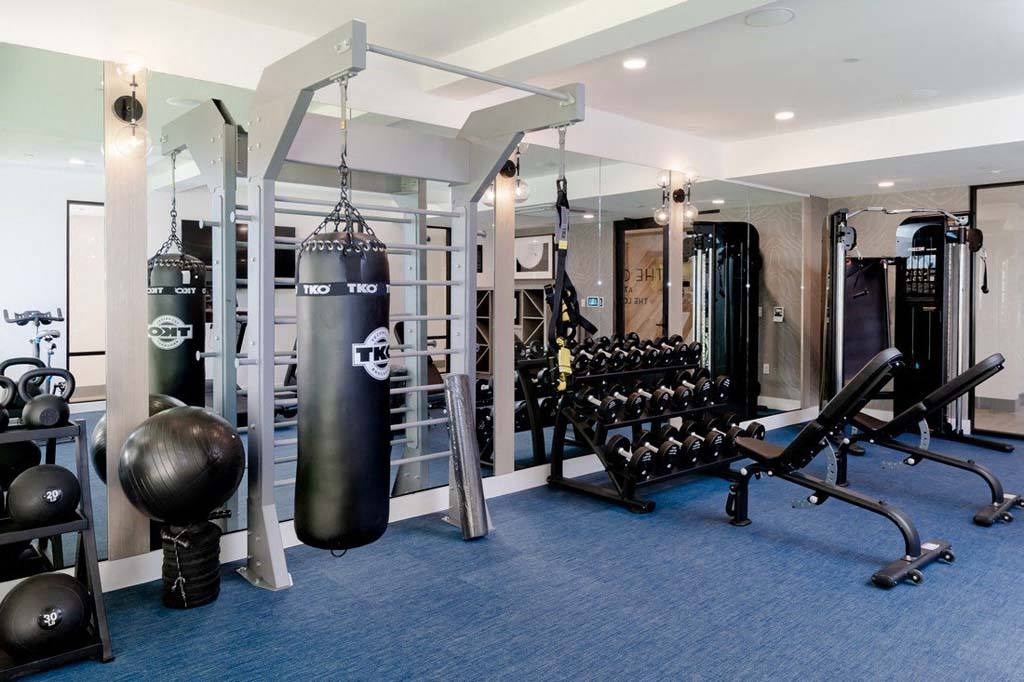 Fitness Center at The Lofts at Carlsbad Village, California, 92008