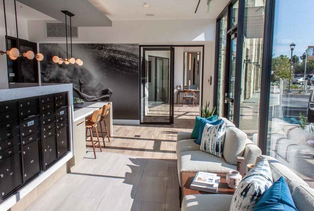 Mailroom at The Lofts at Carlsbad Village, Carlsbad, 92008