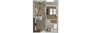 S1 Floor Plan at The Lofts at Carlsbad Village, Carlsbad, 92008