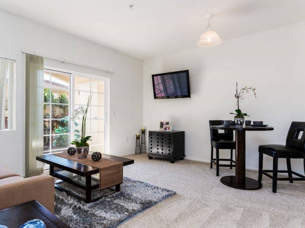 Decorated Living Room, at Greenfield Village, 5540 Ocean Gate Lane, CA
