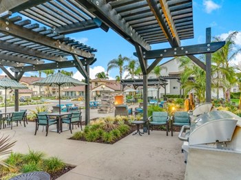 Courtyard Sitting With Shades at Altair, Escondido, 92029 - Photo Gallery 12