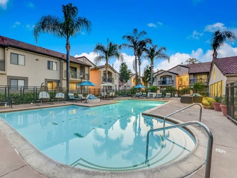 Cool Blue Swimming Pool at Altair, California