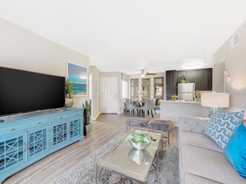 Living Room With Television at Altair, Escondido - Photo Gallery 23