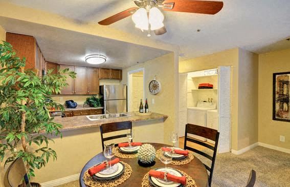 Model Apartment dining and kitchen Model Apartment dining and kitchen at Rising Glen, Carlsbad, 92008 - Photo Gallery