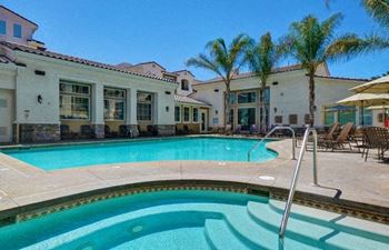Resort Style Pool area at Rosina Vista in Chula Vista, CA