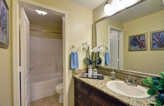 Model Bathroom at Rosina Vista in Chula Vista, CA