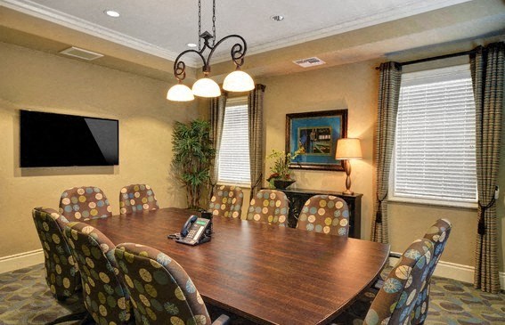 Conference Room with TV at Rosina Vista in Chula Vista, CA