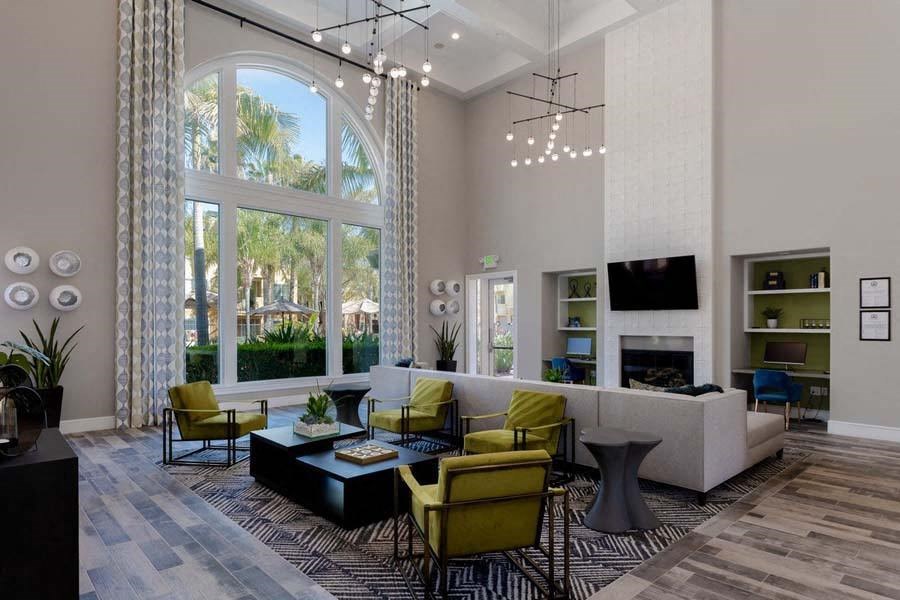 Resident Lounge at Missions at Sunbow Apartments, California