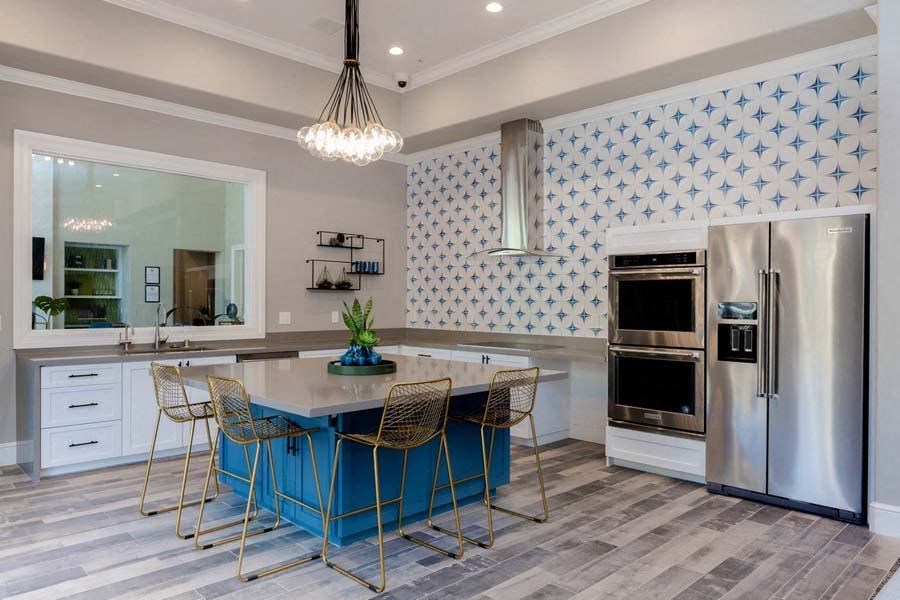 Clubhouse Kitchen at Missions at Sunbow Apartments, California, 91911