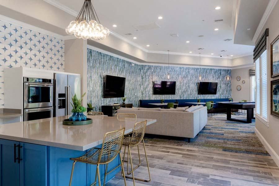 Clubhouse With TV at Missions at Sunbow Apartments, California, 91911