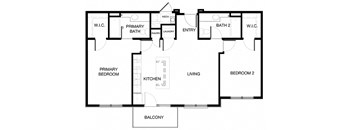 2 Bedroom | 2 Bathroom