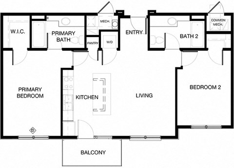 2 Bedroom | 2 Bathroom