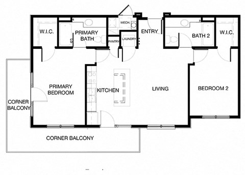 2 Bedroom | 2 Bathroom