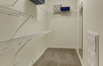 Model Unit Closet at Avino in San Diego, CA 92130