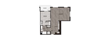 A4 Floorplan at Metro Mission Valley, California, 92108