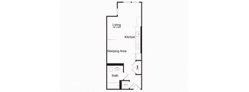 A2 Floor Plan at AV8, San Diego, California