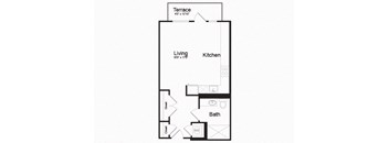 A3 Floor Plan at AV8, San Diego