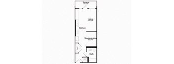 A5 Floor Plan at AV8, California, 92101