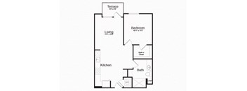B2.2 Floor Plan at AV8, California, 92101