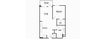 B2 Floor Plan at AV8, San Diego, California