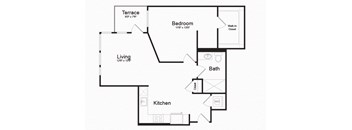 B3 Floor Plan at AV8, San Diego, CA, 92101