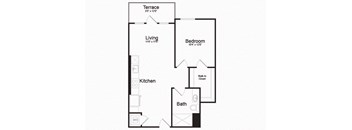 B4 Floor Plan at AV8, San Diego, 92101