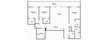PH5 Floor Plan at AV8, California, 92101