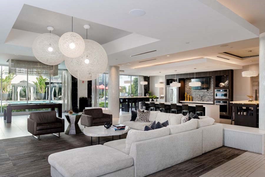 Luxurious Clubhouse at Vora Mission Valley, San Diego, CA, 92120