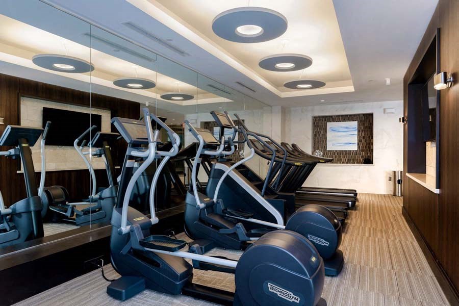 Fitness center with Cardio Equippment at Vora Mission Valley, San Diego, CA, 92120