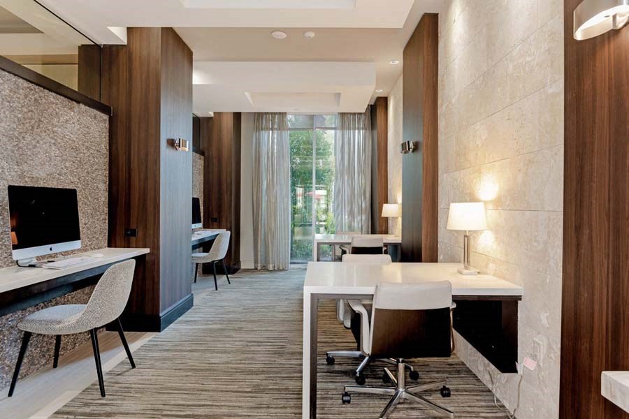 Computer Lounge at Vora Mission Valley, San Diego, California