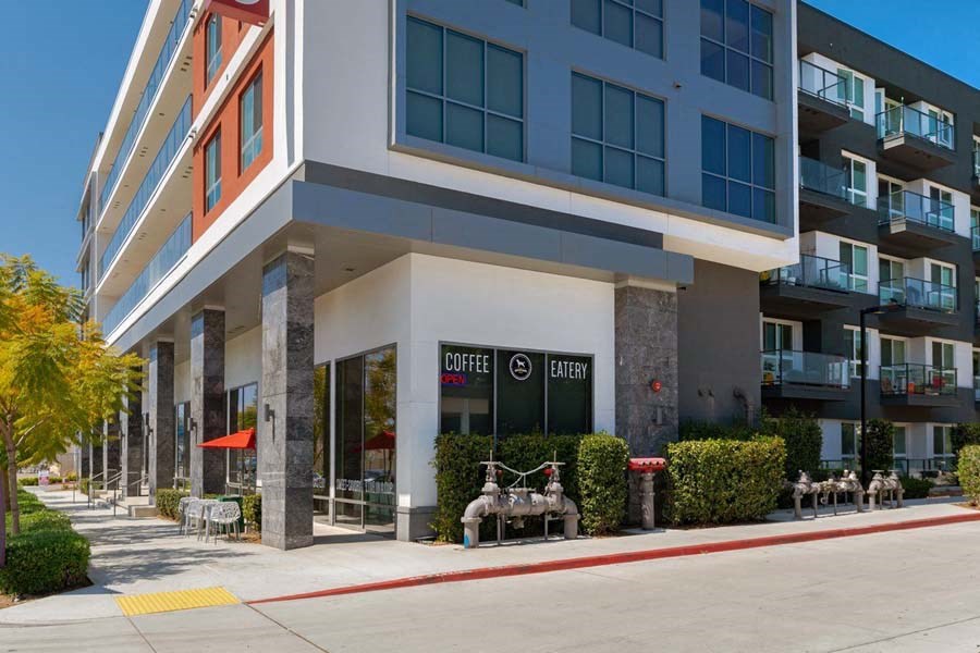 building exterior at Vora Mission Valley, San Diego