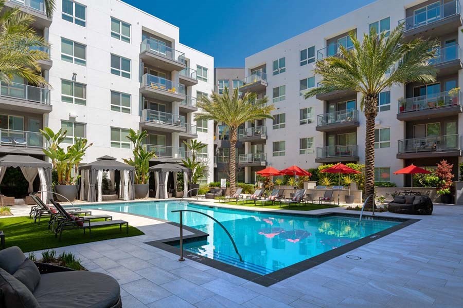 swimming pool at Vora Mission Valley, San Diego, 92120