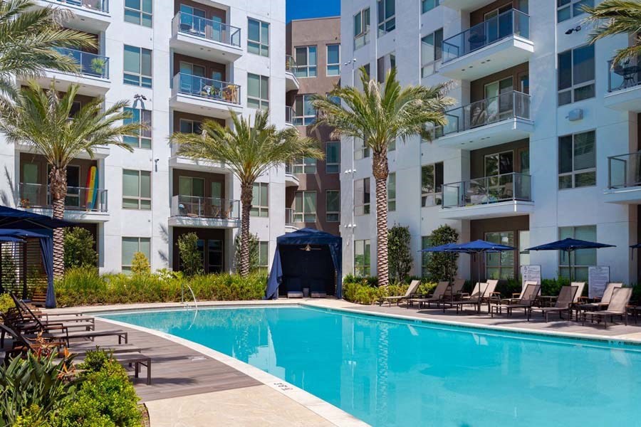 swimming pool at Vora Mission Valley, San Diego, CA, 92120