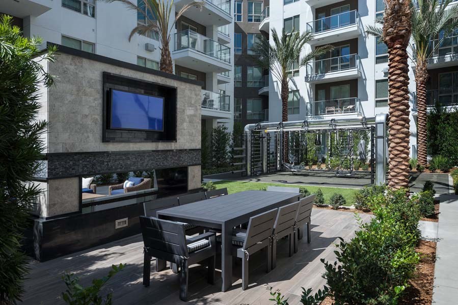 Outdoor lounge at Vora Mission Valley, California, 92120